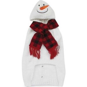 Casual Canine Chilly Snowman Small Dog Sweater