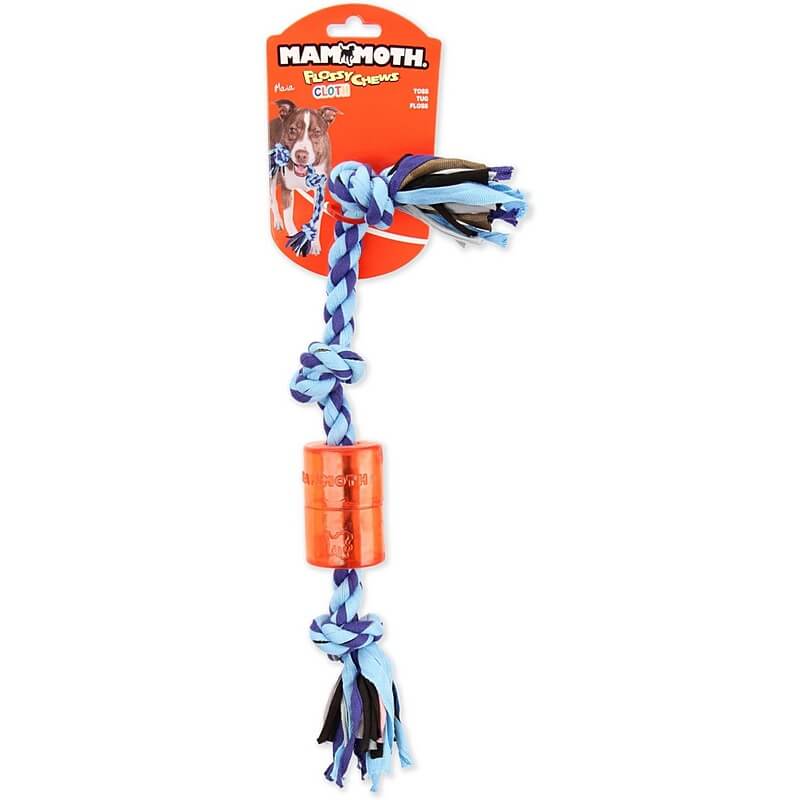 Mammoth Cloth Squeaky Rope Medium Dog Toy 18”