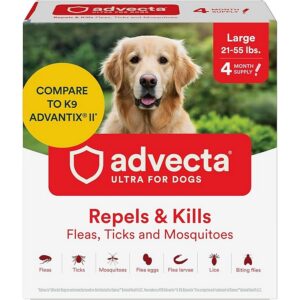 Advecta Ultra Flea Drops Large Dogs 21-55 lb 4 ct