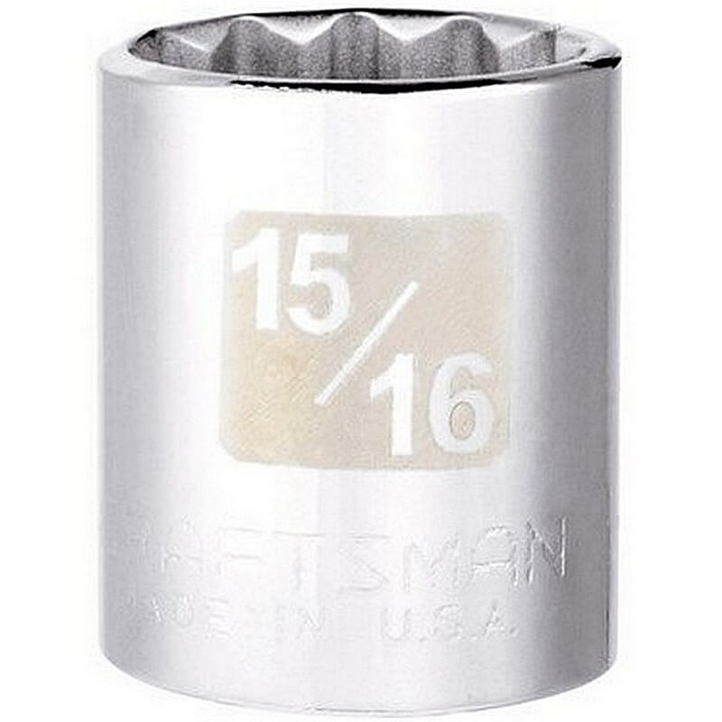 Craftsman 12 Point Socket 1/2 x 15/16 inch