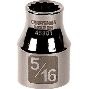 Craftsman 12 Point Socket 3/8 x 5/16 inch