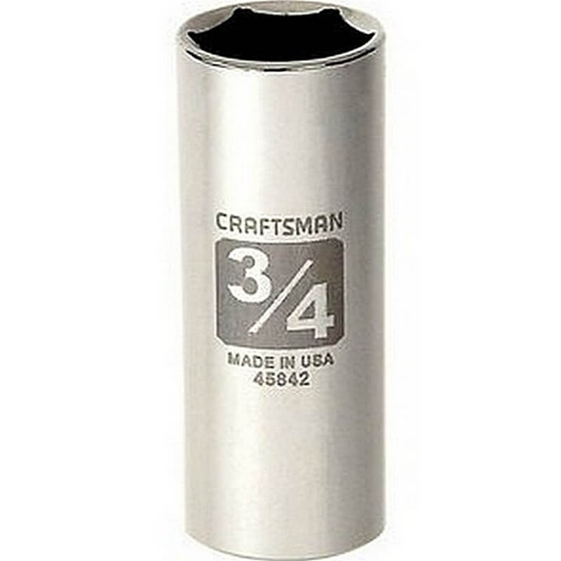 Craftsman 6 Point Deep Socket 3/8 x 3/4 inch