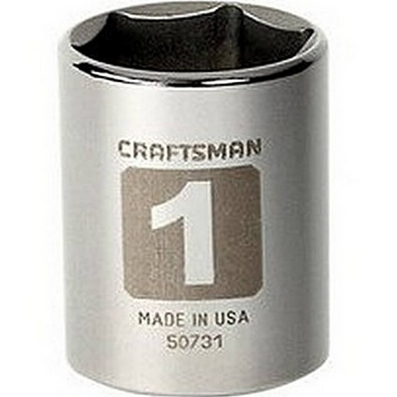 Craftsman 6 Point Socket 1/2 x 1 inch