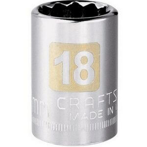 Craftsman 12 Point Socket 1/2 inch Drive 18mm