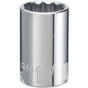 Craftsman 12 Point Socket 1/2 inch Drive 17mm
