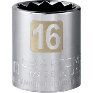 Craftsman 12 Point Socket 3/8 inch Drive 16mm