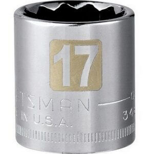 Craftsman 12 Point Socket 3/8 inch Drive 17mm