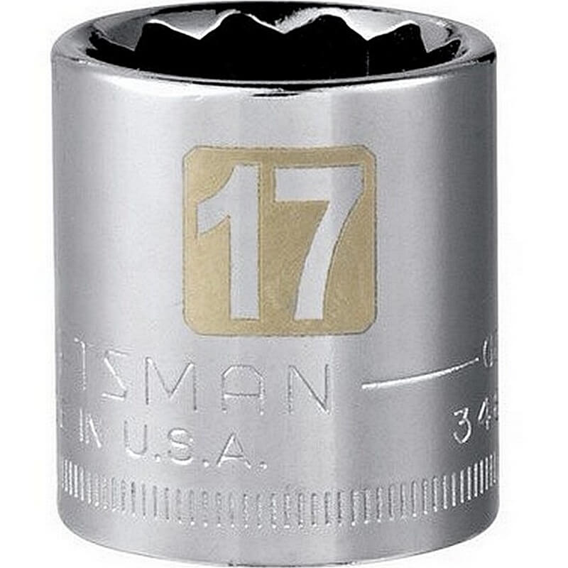 Craftsman 12 Point Socket 3/8 inch Drive 17mm