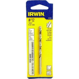 Irwin Wire Gauge High Speed Drill Bit #12