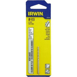 Irwin Wire Gauge High Speed Drill Bit #49