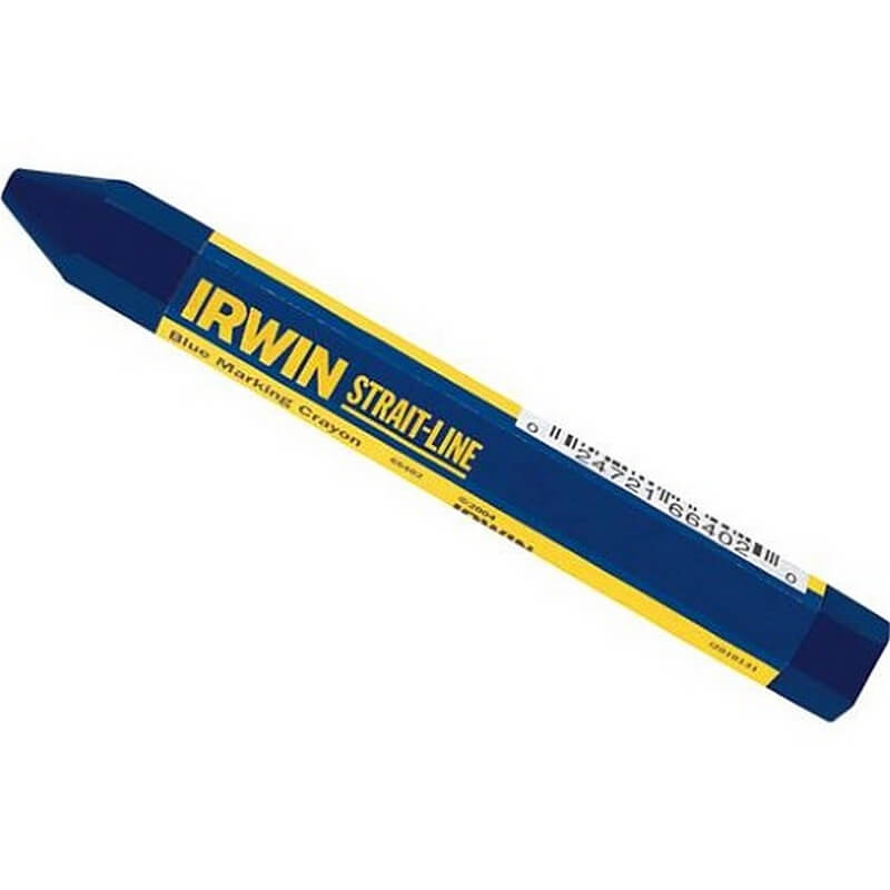 Irwin Strait-Line Blue Waterproof Lumber Crayon