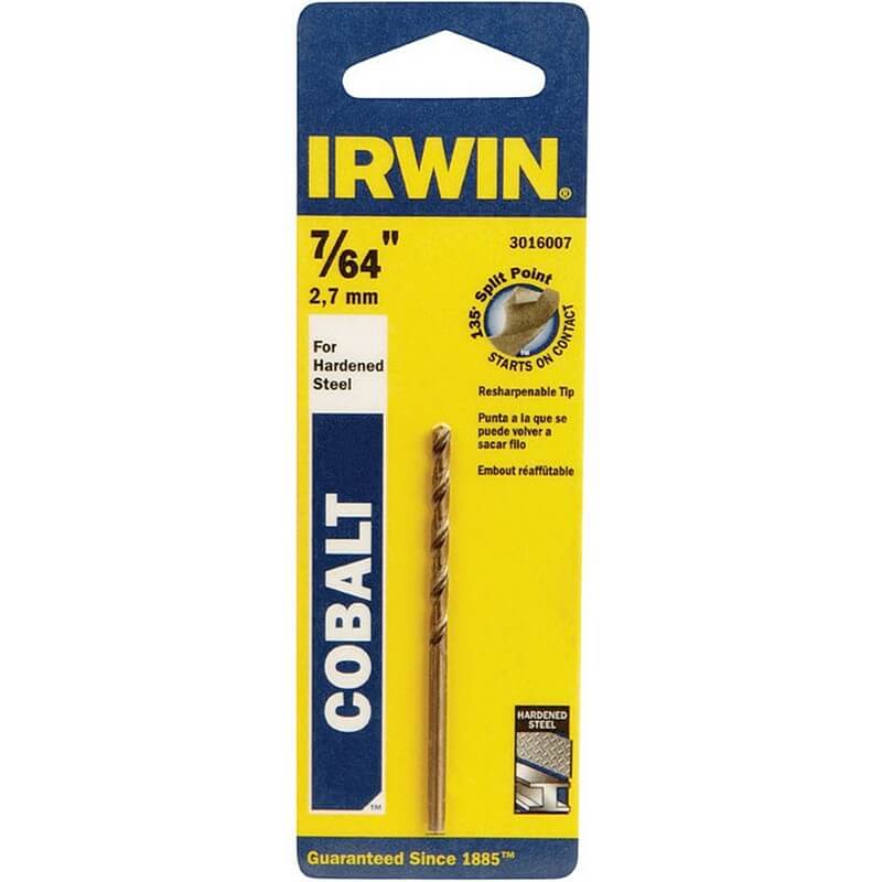 Irwin Cobalt High Speed Drill Bit 7/64 inch