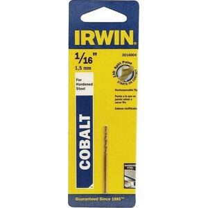 Irwin Cobalt High Speed Drill Bit 1/16 inch