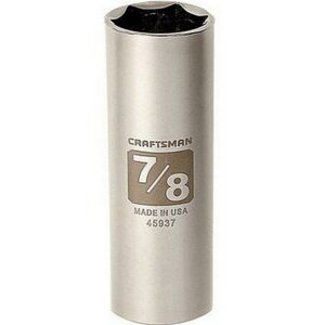 Craftsman 6 Point Deep Socket 1/2 x 7/8 inch