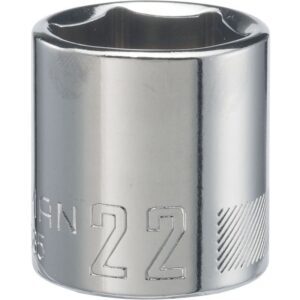 Craftsman 6 Point Socket 3/8 inch Drive 22mm