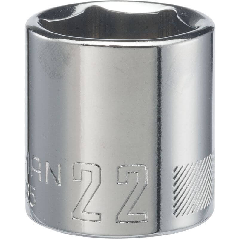 Craftsman 6 Point Socket 3/8 inch Drive 22mm