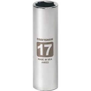 Craftsman 6 Point Deep Socket 1/2 inch Drive 17mm