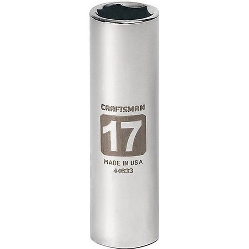 Craftsman 6 Point Deep Socket 1/2 inch Drive 17mm