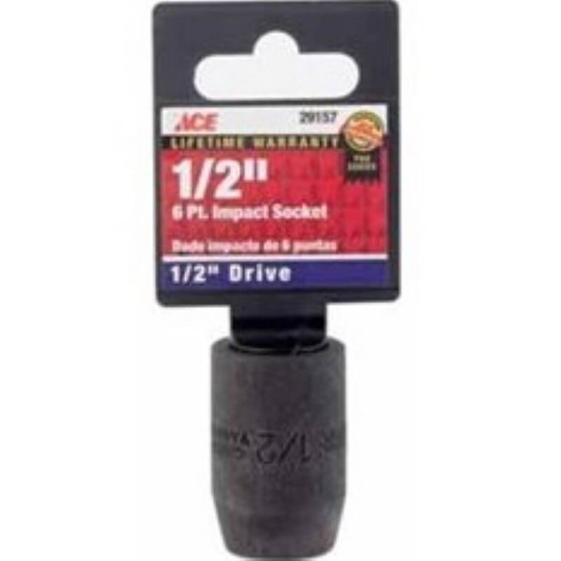 Ace 6 Point Impact Socket 1/2 inch