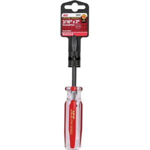 Ace Slotted Screwdriver 3/16 x 3 inch