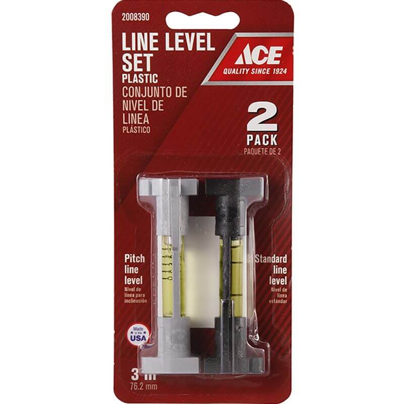 Ace Line Level Set 3 inch 2 Ct