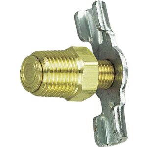 Tru-Flate Steel Drain Cock Male NPT 1-4