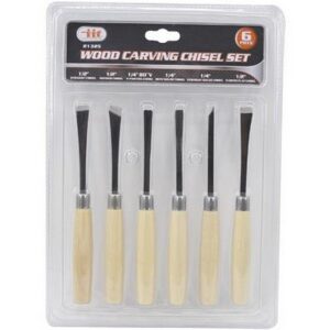 IIT Wood Carving Chisel Set 6 pc