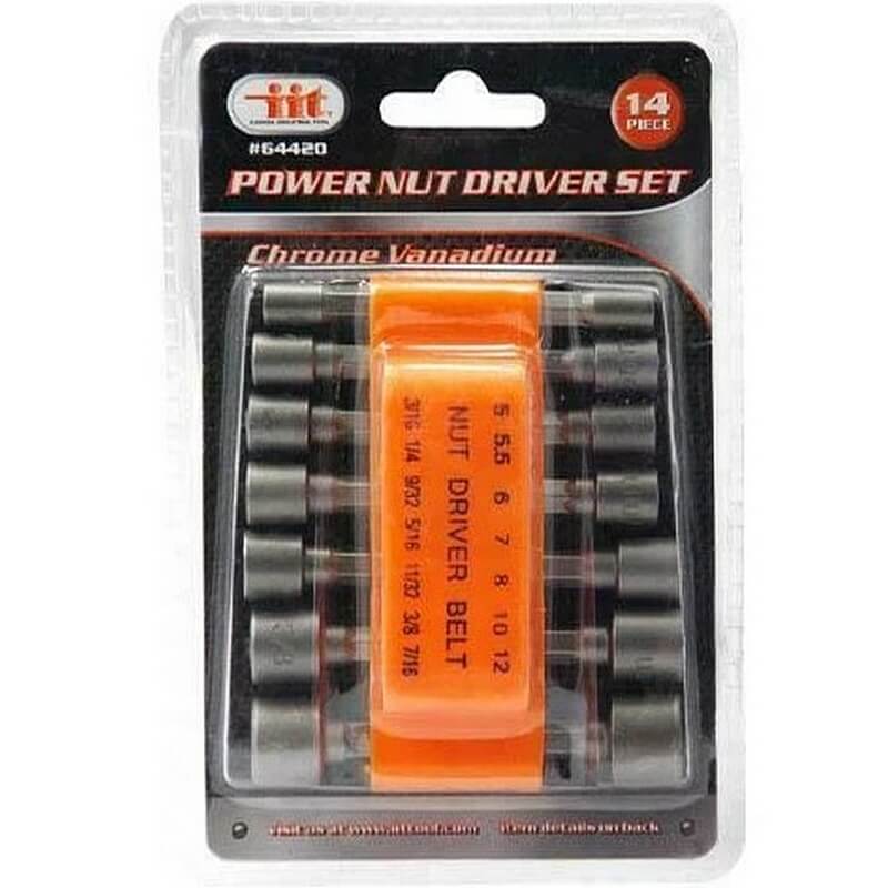 IIT Power Nut Driver Set 14pc