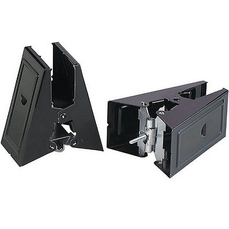 Fulton Heavy Duty Black Steel Sawhorse Brackets 2pk