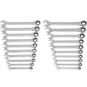 GearWrench Ratcheting Combination Wrench Set 20 Ct