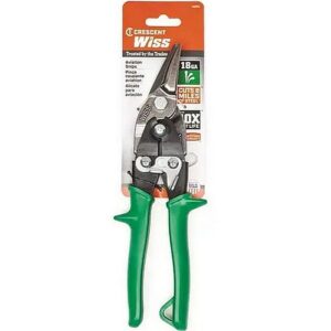 Crescent Wiss Straight-Right Cut Aviation Snips 9-3-4