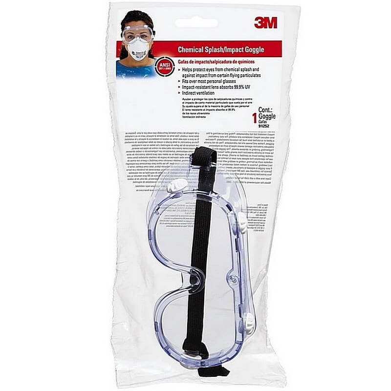 3M Chemical Splash Goggles