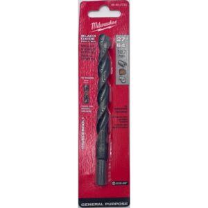 Milwaukee Thunderbolt Black Oxide Drill Bit 27/64 inch