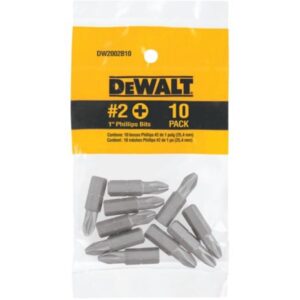 DeWalt Phillip Insert Bit #2 x 1 inch 10 Ct