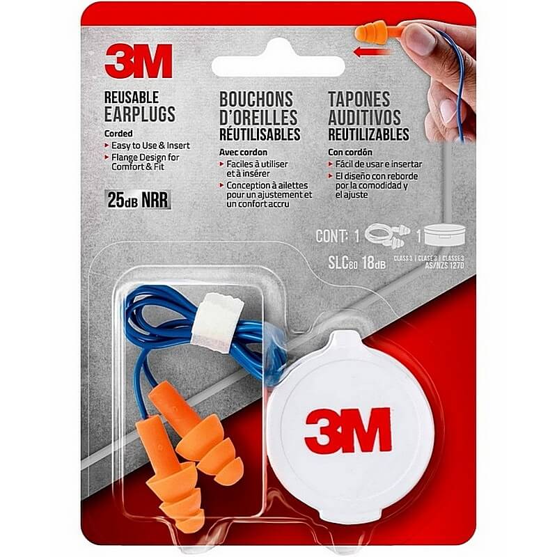 3M Quiet Tip Corded Ear Plugs