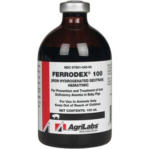 Agrilabs Ferrodex 100 Iron Injectable 100 mL