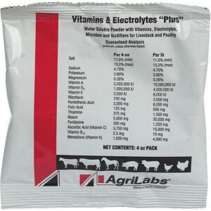 Agrilabs Vitamins & Electrolytes Plus 4 oz