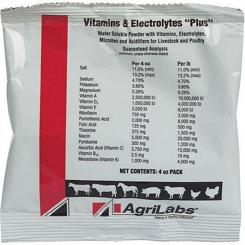 Agrilabs Vitamins & Electrolytes Plus 4 oz