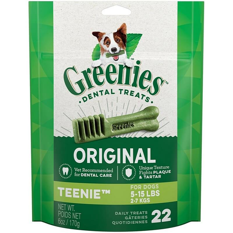 Greenies Original Chicken Teenie Chewy Dental Dog Treats 6 oz