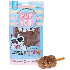 Pup Ice Choccy Lollies Peanut Butter & Chocolate Flavor Dog Treats 2 pk