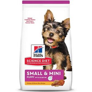 Hill’s Science Diet Small & Mini Chicken & Brown Rice Puppy Food 12.5 lb