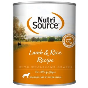 NutriSource Lamb & Rice Canned Dog Food 13 oz