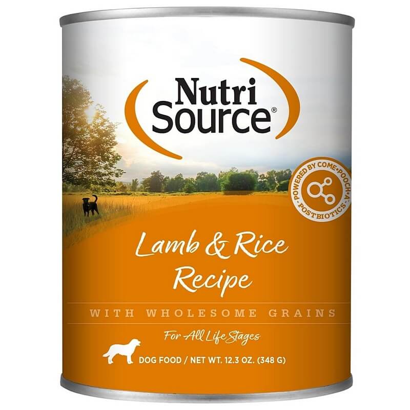 NutriSource Lamb & Rice Canned Dog Food 13 oz