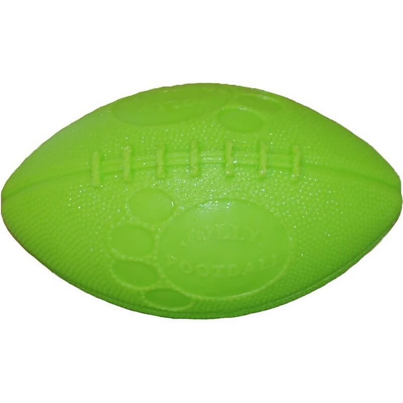 Jolly Pets Green Apple Football Dog Toy 8”