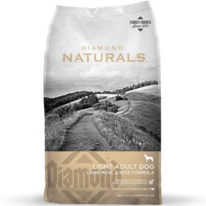 Diamond Naturals Lamb Meal & Rice Light Adult Dog Food 15 lb