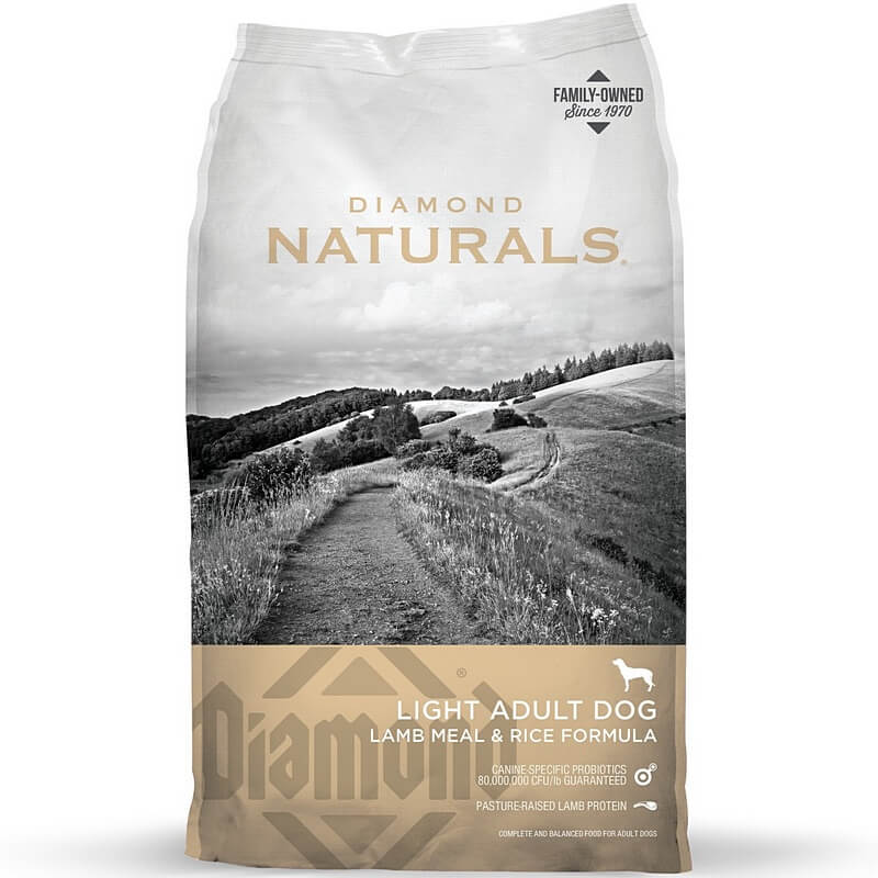 Diamond Naturals Lamb Meal & Rice Light Adult Dog Food 15 lb