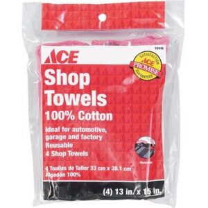 Ace Cotton Shop Towels 4pk