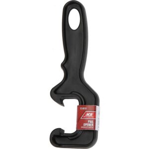 Ace Black Plastic Pail Lid Opener 8”