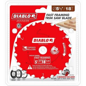 Diablo Fast Framing Circular Saw Blade 18T 5-1/2″