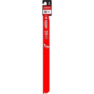 Diablo Bi-Metal Reciprocating Saw Blade 12” 2 pk